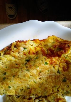 えのきと卵のお好み焼き?卵焼き?-レシピのメイン写真