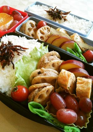 レンコンのはさみ焼き♪お弁当-レシピのメイン写真