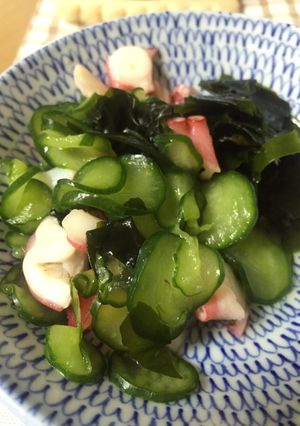 タコときゅうりとワカメの簡単酢の物-レシピのメイン写真