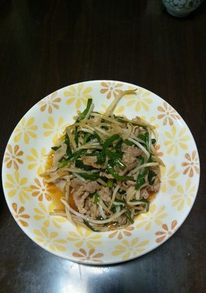 ニラもやし-レシピのメイン写真