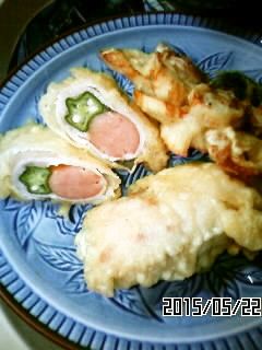 ❖オクラとウインナーの肉巻き揚げ-レシピのメイン写真