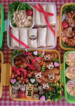 運動会お弁当☆2015☆キャラ弁-レシピのメイン写真