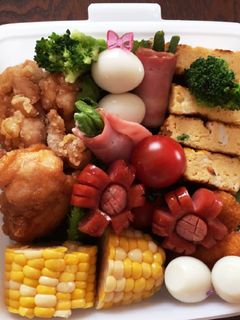 運動会のお弁当、手抜きだけど豪華に見える-レシピのメイン写真
