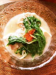 ナンプラー香る水菜のヘルシー鍋-レシピのメイン写真
