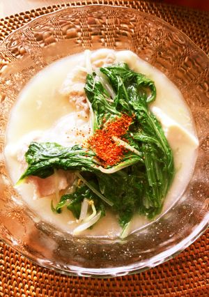 ナンプラー香る水菜のヘルシー鍋-レシピのメイン写真