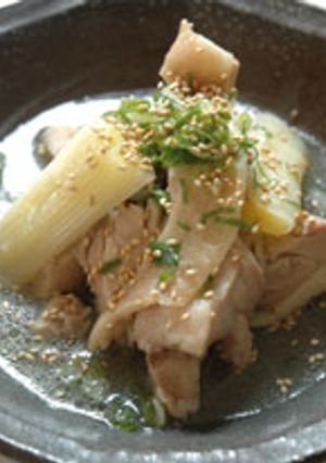 焼き肉の塩ダレで鶏と長ネギの塩ダレ煮-レシピのメイン写真