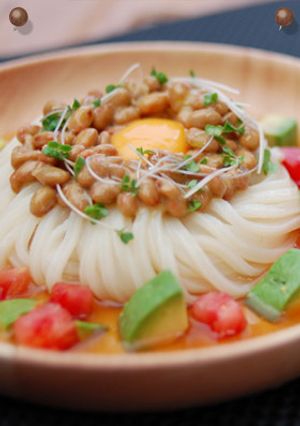 スタミナねばとろうどん-レシピのメイン写真