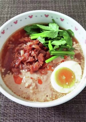 ちょい足し♪簡単トッピングで白ごま担々麺-レシピのメイン写真