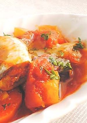 圧力鍋でいわしのトマト煮♪-レシピのメイン写真