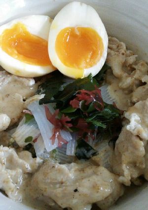 冷しゃぶ海草サラダうどん-レシピのメイン写真