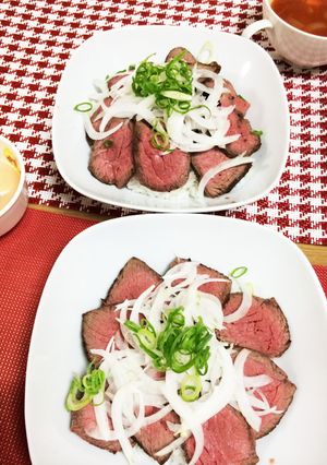 ローストビーフ丼-レシピのメイン写真