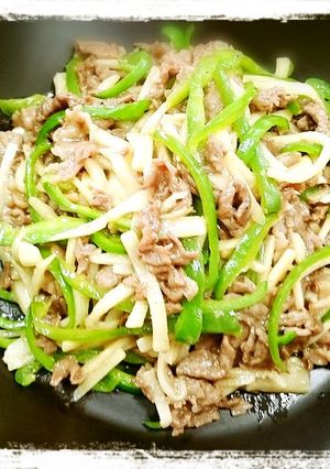 ラーメンにも！我が家のチンジャオロース♪-レシピのメイン写真