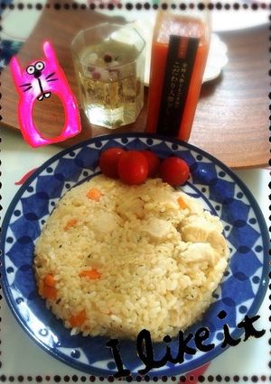 こだわり人参ドレッシング　ピラフ-レシピのメイン写真