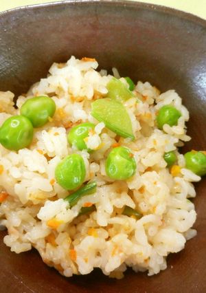 めっけもん♪簡単～豆ピラフ-レシピのメイン写真