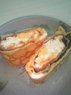 大葉にんにく醤油 de だし巻き卵-レシピのメイン写真