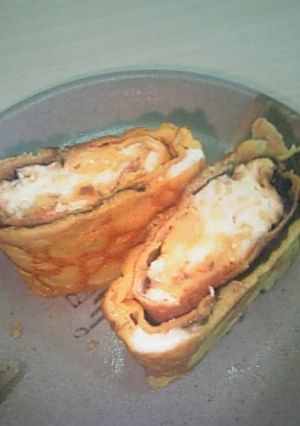 大葉にんにく醤油 de だし巻き卵-レシピのメイン写真