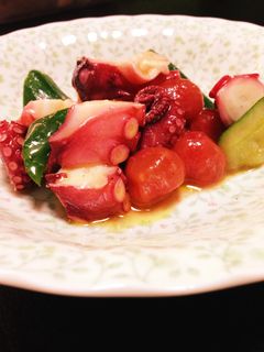 さっぱり♪蒸しタコカルパッチョ風-レシピのメイン写真