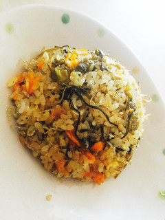 ちりめん辛子高菜炒飯-レシピのメイン写真