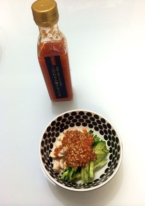 人参ドレッシングのバンバンジー風-レシピのメイン写真