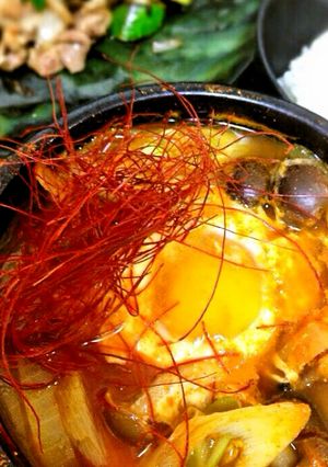 まろやか本場の味☆純豆腐☆スンドゥブチゲ-レシピのメイン写真