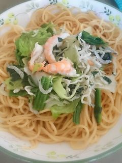エビとちりめんじゃこの和風パスタ-レシピのメイン写真