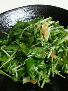 水菜とザーサイの簡単サラダ-レシピのメイン写真