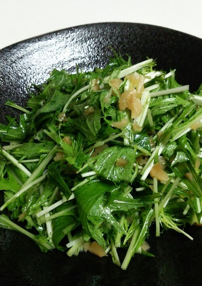 水菜とザーサイの簡単サラダ-レシピのメイン写真