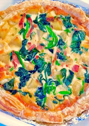 残ったチーズフォンデュで簡単キッシュ★-レシピのメイン写真