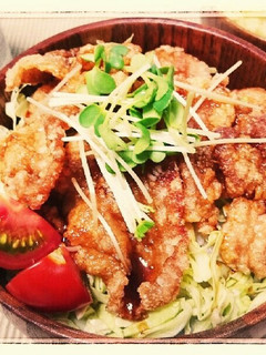 簡単!美味しい!カリカリ豚丼!-レシピのメイン写真