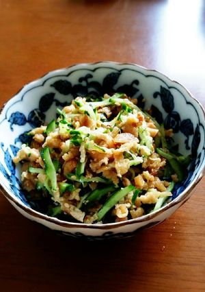 レタスに包んで♡おいなりdeそぼろ-レシピのメイン写真