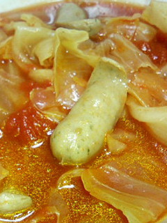 バジルウインナーのトマトスープ-レシピのメイン写真