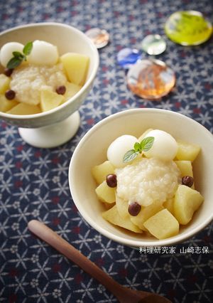 甘酒りんご温パルフェ-レシピのメイン写真