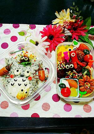 キャラ弁♪トトロ( v^-゜)♪-レシピのメイン写真