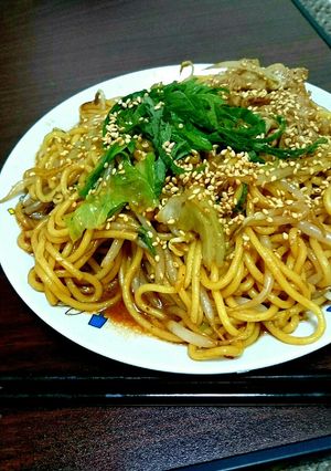 パパっと楽チン♪レタス焼きそば-レシピのメイン写真