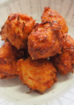 きんぴら入り鶏の落し揚げ~リメイク~-レシピのメイン写真