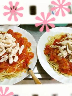 お手軽☆冷製スパゲティ-レシピのメイン写真