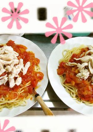 お手軽☆冷製スパゲティ-レシピのメイン写真