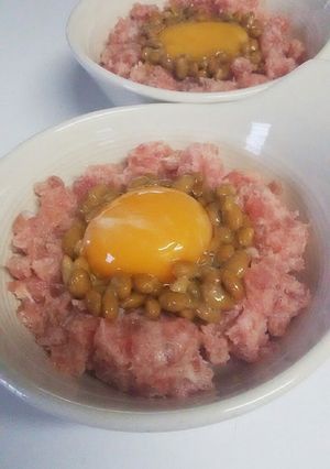 黄金納豆☆まぐろのたたき-レシピのメイン写真