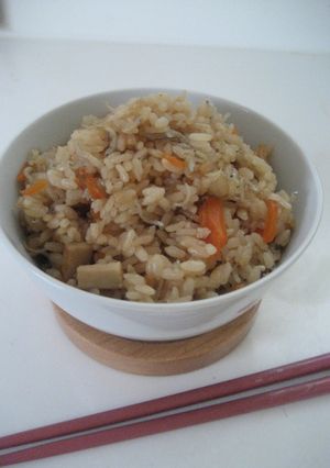 カルシウムを取りましょう「おじゃこ飯」-レシピのメイン写真