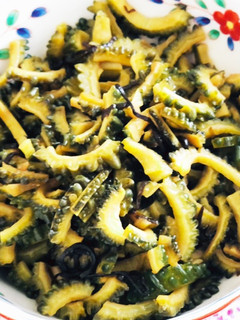 ゴーヤの胡麻油と昆布-レシピのメイン写真