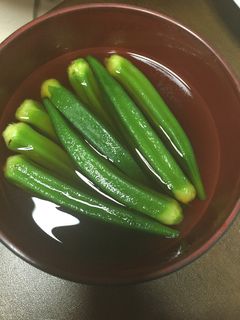 オクラのめんつゆ漬け-レシピのメイン写真