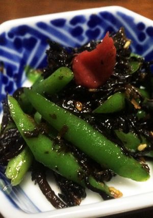 インゲンとひじきの梅和え-レシピのメイン写真