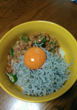 納豆としらすのアッサリ丼-レシピのメイン写真