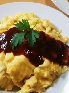 我が家のふわふわ卵のオムライス♪-レシピのメイン写真