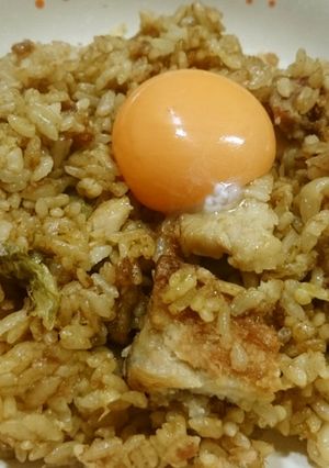 とんかつリメイク☆簡単チャーハン-レシピのメイン写真