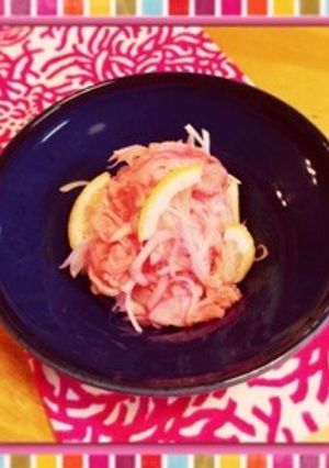 涼しい♬ 紫玉ねぎと生ハムのレモンマリネ-レシピのメイン写真