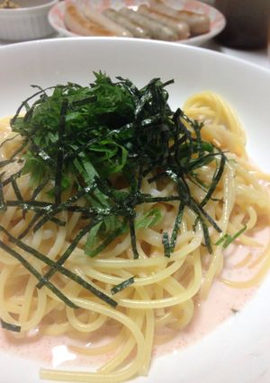 レンジで明太クリームパスタ-レシピのメイン写真