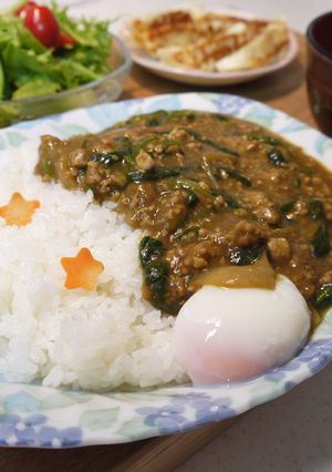 ほうれん草のドライカレー-レシピのメイン写真