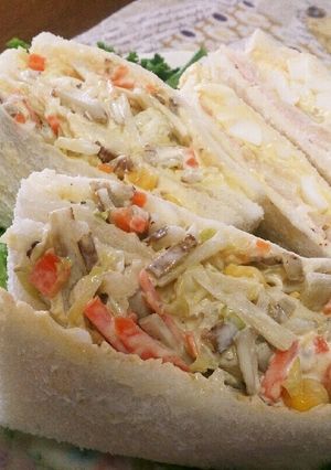 春が来た♪春野菜のサンドイッチ-レシピのメイン写真