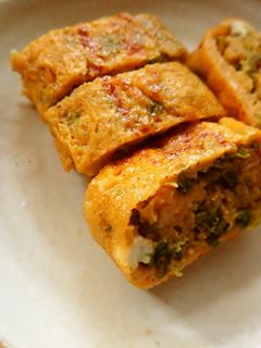 セロリ風味のふっくら卵焼き☆-レシピのメイン写真